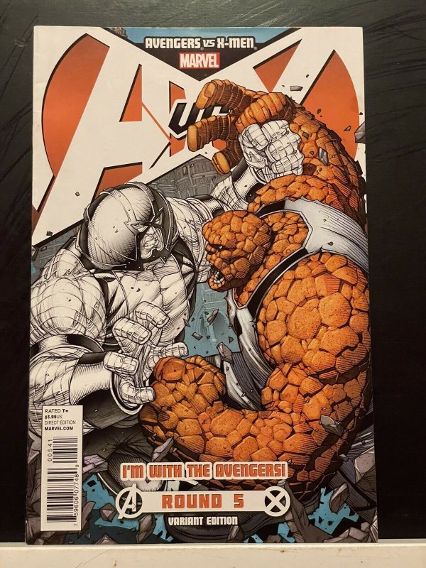 Avengers vs X-Men vs X #5 (2012 Marvel) Variant Cover by Dale Keown. 