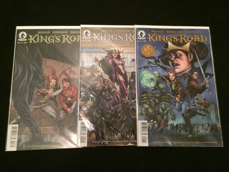 KING'S ROAD #1, 2, 3 VFNM Condition