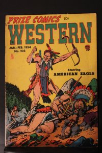 Prize Comics Western #103 (1954) FN/VF Mid-Grade golden-age Oregon CERT Wow!