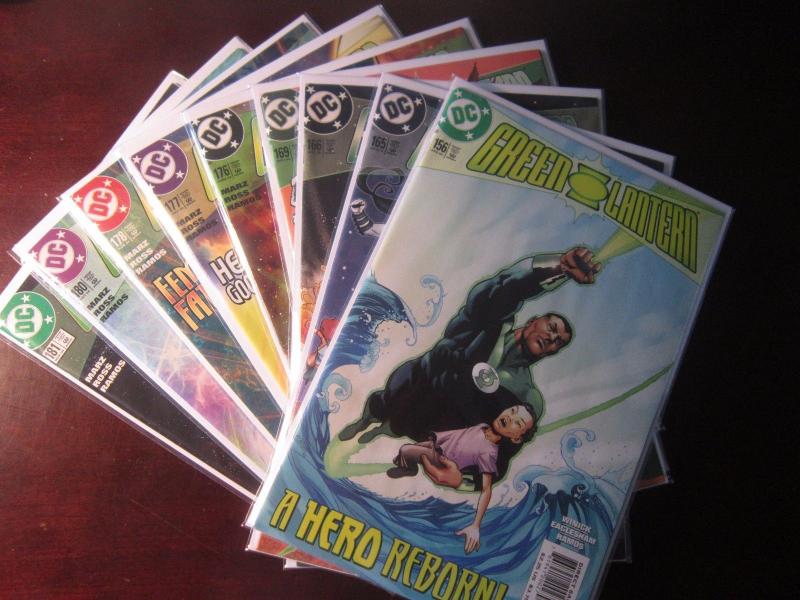 9 Different Green Lantern (2nd Series) from #156-181 - 8.0 VF - 2003