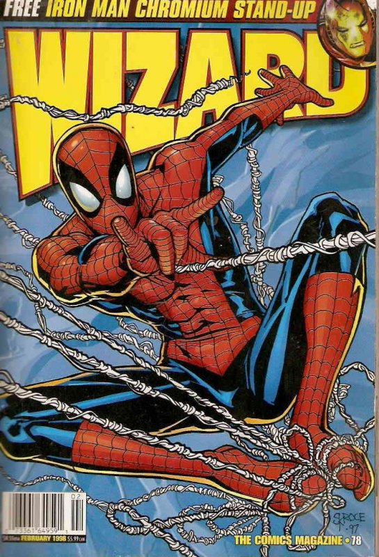 Wizard: The Comics Magazine #78B VF ; Wizard | Spider-Man Steve Skroce