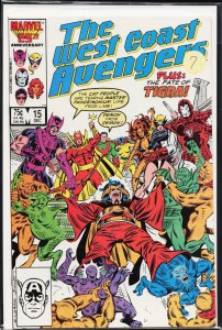 West Coast Avengers #15 (1986) West Coast Avengers / Avengers West Coast