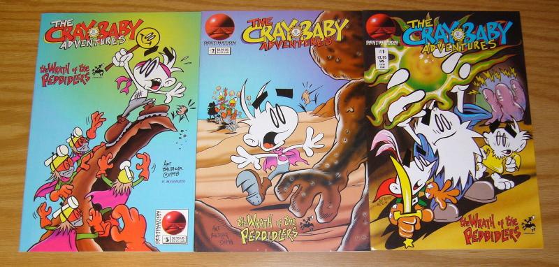 Cray-Baby Adventures: Wrath of the Peddidlers 1-3 VF/NM complete series baltazar