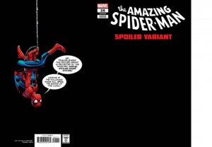 Amazing Spider-Man 26 Spoiler Cover - Death of a character  - KEY - NM