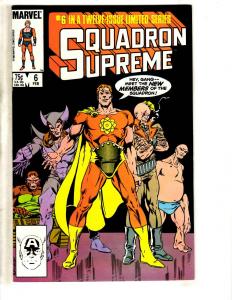 Lot Of 11 Squadron Supreme Marvel Comic Books # 1 2 4 5 6 7 8 9 10 11 12 AD41