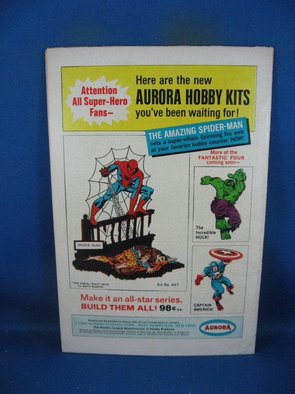 TALES TO ASTONISH 87 F+  HULK EVERETT  MARVEL 1967