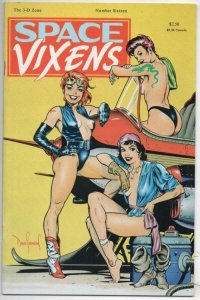 SPACE VIXENS 3-D Zone #16, VF/NM, Dave Stevens, 1989 more DS in store w/ glasses