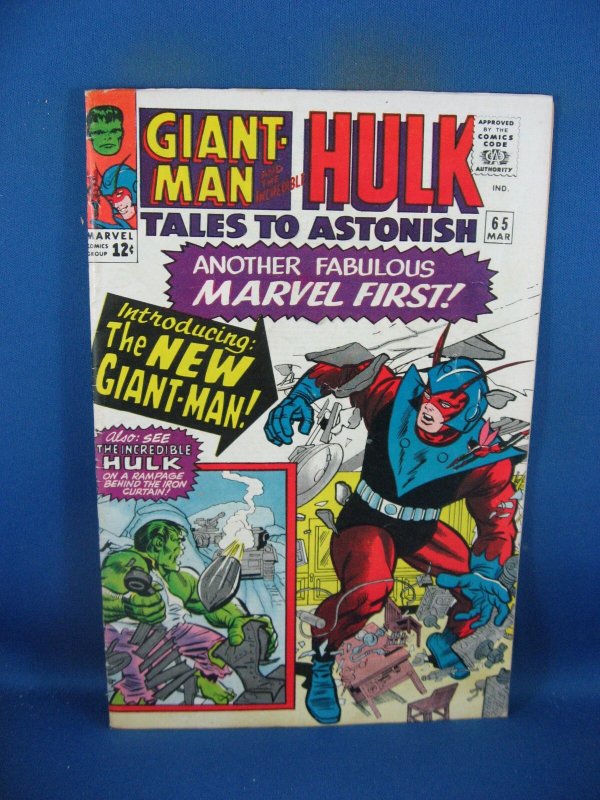 TALES TO ASTONISH 65 F- HULK MARVEL 1965