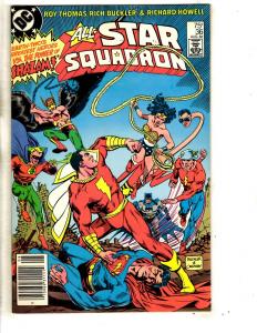 Lot Of 6 All Star Squadron DC Comic Books # 32 33 34 35 36 + Annual # 2 JG7