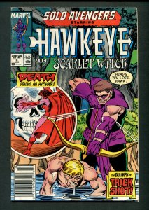 Solo Avengers #5 (GD) Hawkeye/Scarlet Witch / April 1988