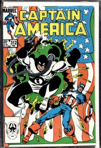Captain America #312 (1985) Captain America [Key Issue]