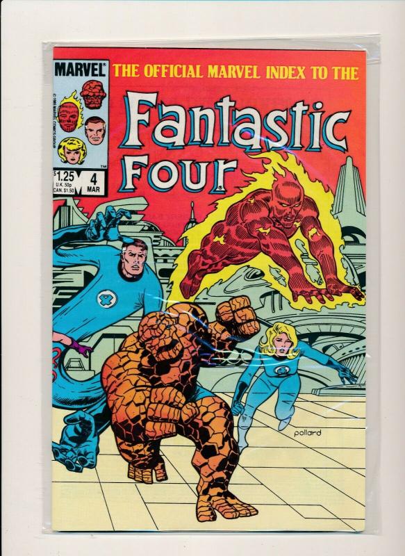 MARVEL set of 12- OFFICIAL INDEX TO FANTASTIC FOUR #1-#12  VF/NM (PF740) 