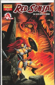 Red Sonja #20 Red Foil Cover (2007) Red Sonja