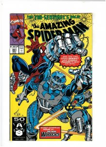 Amazing Spider-man #351 VF/NM 9.0 Marvel Comics 1991 Mark Bagley, Tri-Sentinel