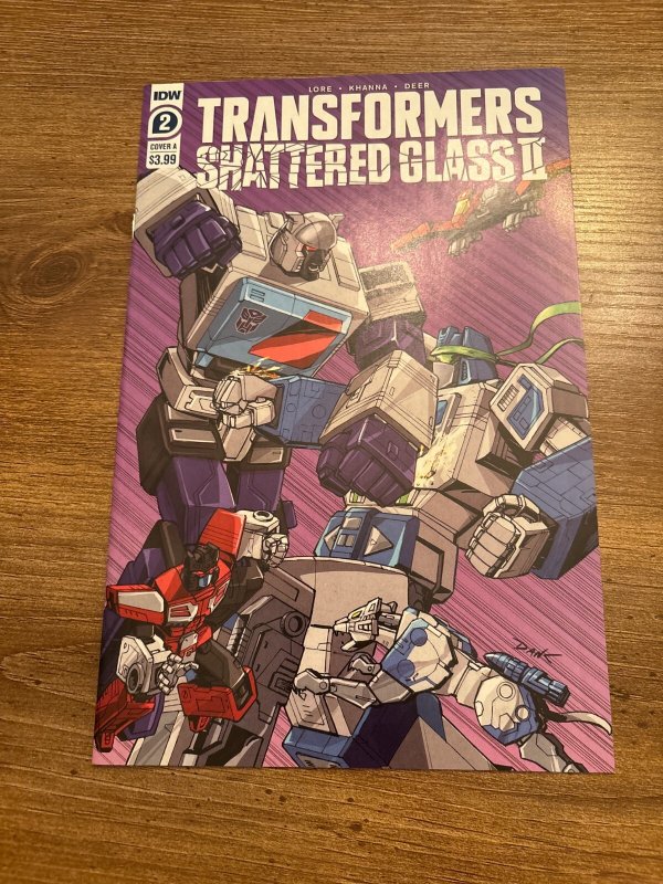 Lot Of 5 Transformers Shattered Glass 2 IDW Comic Books # 1 2 3 4 5 NM 11 J430