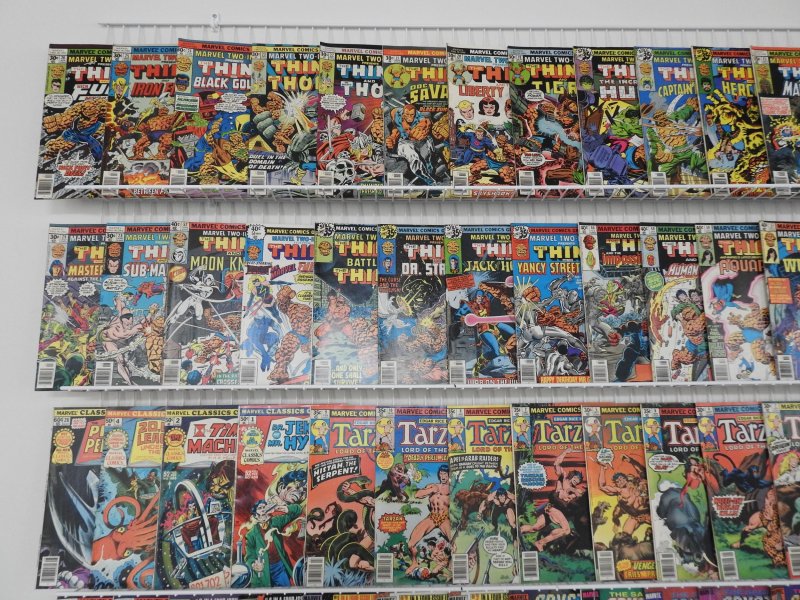 Huge Lot 190+ Comics W/ Marvel Two-In-One, Power Man, Kazar, +More! Avg FN+ Cond