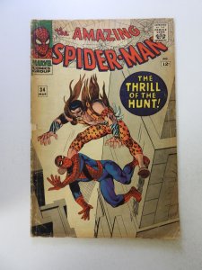 The Amazing Spider-Man #34 (1966) GD condition see description