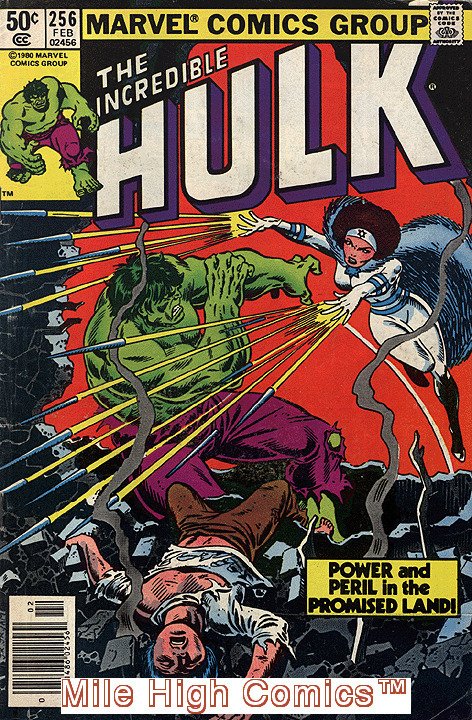 HULK  (1962 Series) (#1-6, #102-474, #600-635)(INCREDIB #256 NEWSSTAND Very Fine