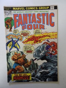Fantastic Four #138 (1973) FN- condition ink front cover
