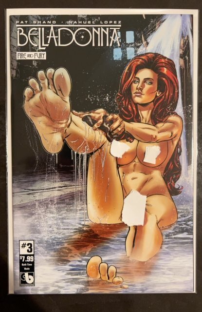 Belladonna: Fire & Fury #3 Bath Time Topless Cover (2018)