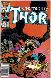 Thor #375 (1966 v1) Walt Simonson Tony Stark Loki Newsstand NM-