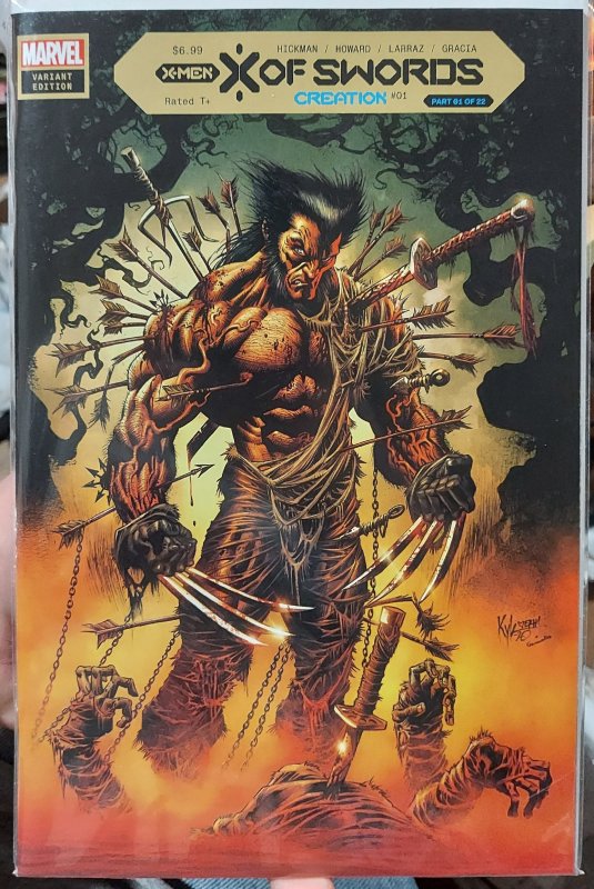 X of Swords #1 NM  by Kyle Hotz KEY CVR A Limited to 3000 1st app listed below