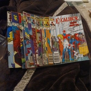 Excalibur Comics 14 Issue Lot Run Set Collection X-Men Marvel nightcrawler Megan