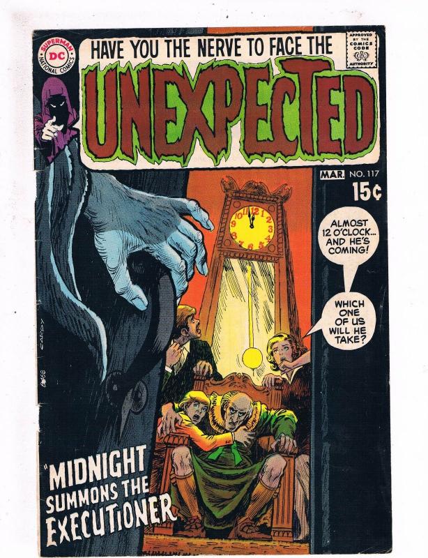 Unexpected # 117 FRONT COVER ONLY Great For Framing DC Comic Book Horror S73