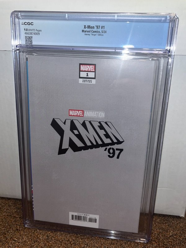 X-Men 97 #1, 1:100 Ben Harvey Virgin Variant Cover, CGC Graded 9.8
