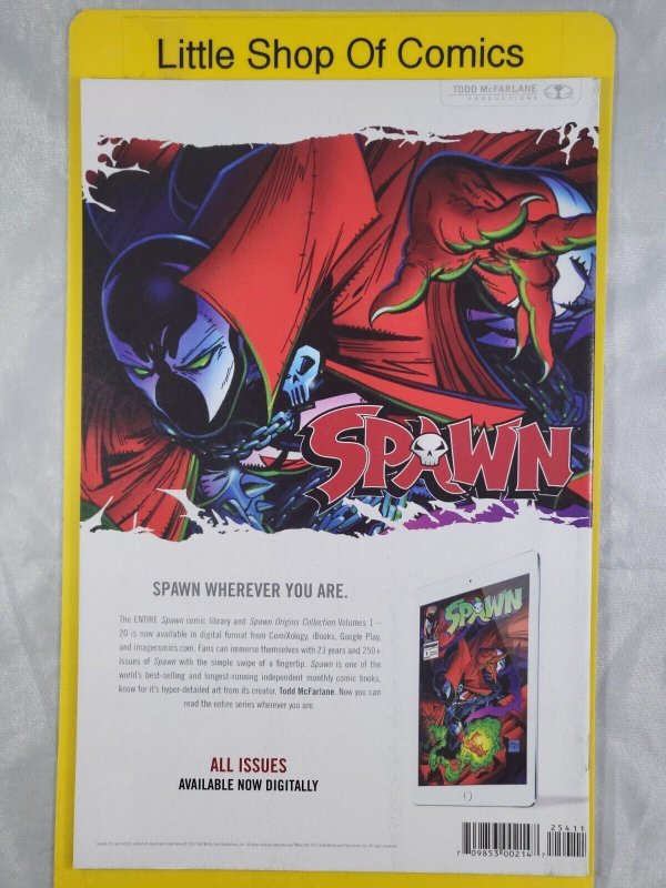 Spawn #254 2015 Image Comics Todd McFarlane Jonboy Low Print Run