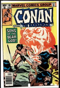 Conan the Barbarian #109 Newsstand Edition (1980) Conan