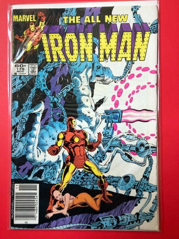 THE ALL NEW IRON MAN V1 #176 1983 MARVEL / NEWSSTAND / MID-GRADE QUALITY+