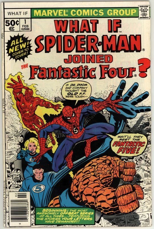 What If? #1 (1977) SPIDER-MAN JOINS FANTASTIC FOUR?