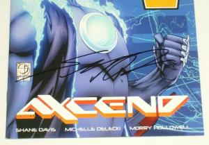 Axcend #1 (cover B)  VF/NM; signed by Shane Davis - Image Comics