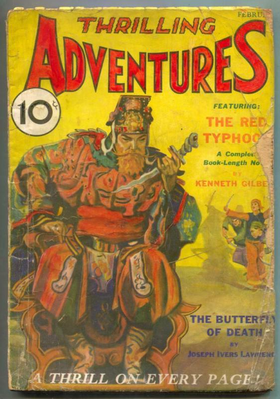 Thrilling Adventures Pulp #2 February 1932- RED TYPHOON
