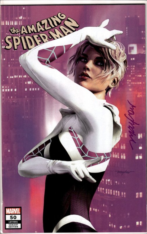 The Amazing Spider-Man #50 Mayhew Cover A (2020) Signed Mayhew with COA!