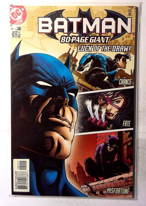 Batman 80-Page Giant #2 (1999) DC Comics Nightwing Catwoman 1st Print Comic Book