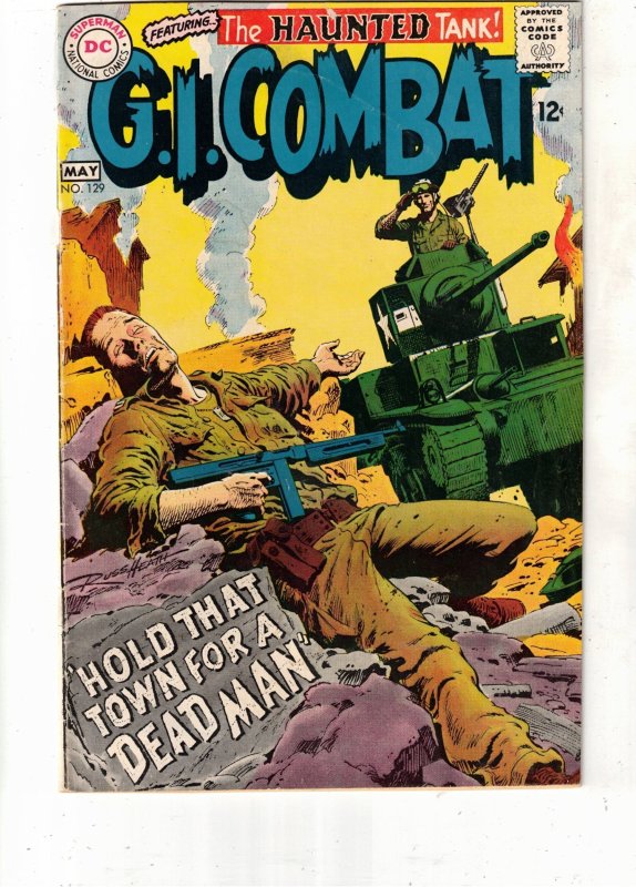 G.I. Combat #129 1968 NM- PRICE DROP $200! Haunted Tank! Heath Art COVELL CERTIF