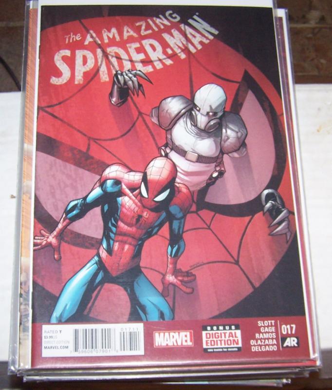 Amazing Spider-Man # 17 (June 2015, Marvel) peter parker silk ghost