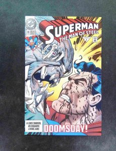 Superman The Man of Steel #22N  DC Comics 1993 VF/NM Newsstand Newsstand Variant