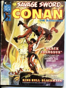 The Savage Sword of Conan #2 1974- KING KULL - LIN CARTER