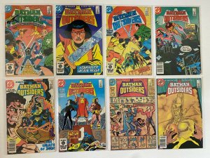 Batman Outsiders (1st series) lot from:#1-42 + Bonus 33 diff 8.0 VF (1983-87)