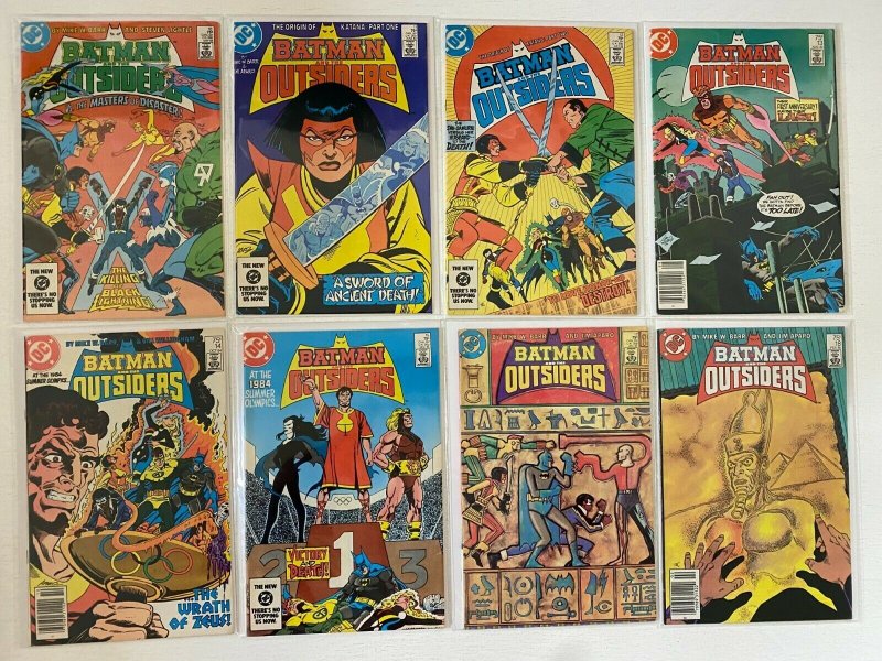 Batman Outsiders (1st series) lot from:#1-42 + Bonus 33 diff 8.0 VF (1983-87)