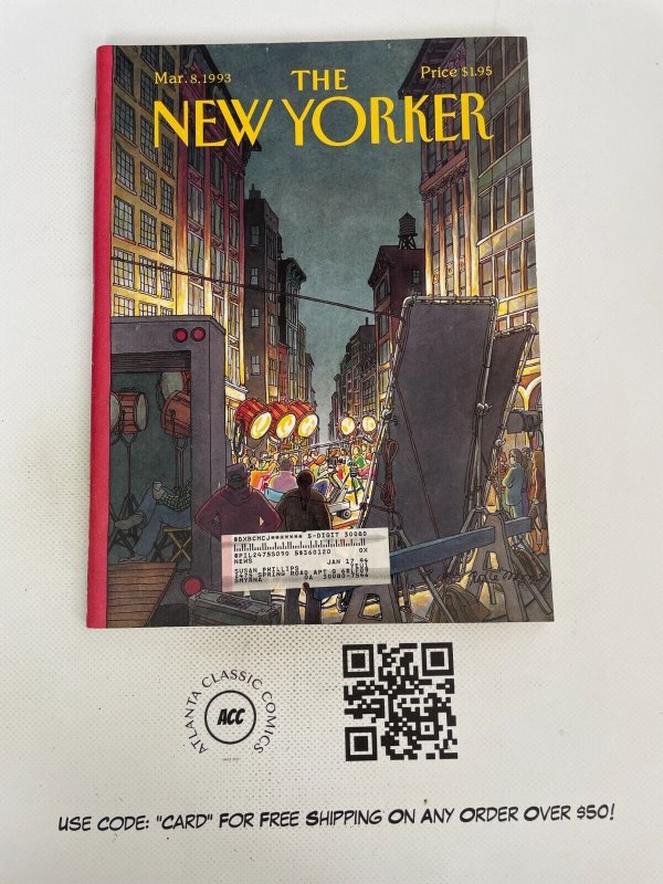 The New Yorker Magazine March 8th 1993 Fashion Art Pop-Culture 1 J215