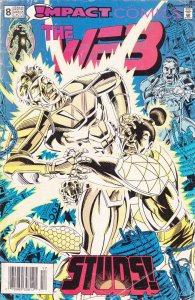 Web, The #8 (Newsstand) FAIR ; Impact | low grade comic