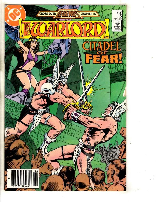 Lot Of 10 Warlord DC Comic Books # 109 110 111 112 113 114 115 116 117 118 CR20