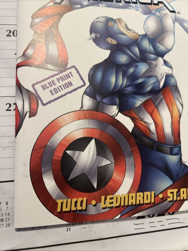 Battlebooks Captain America Blue Print Edition 1 Marvel