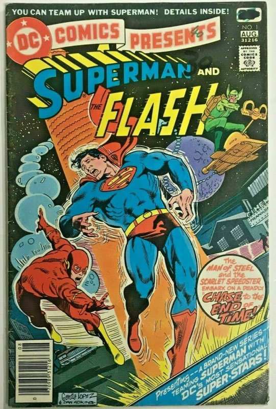 DC COMICS PRESENTS#1 VG/FN 1978 SUPERMAN BRONZE AGE COMICS