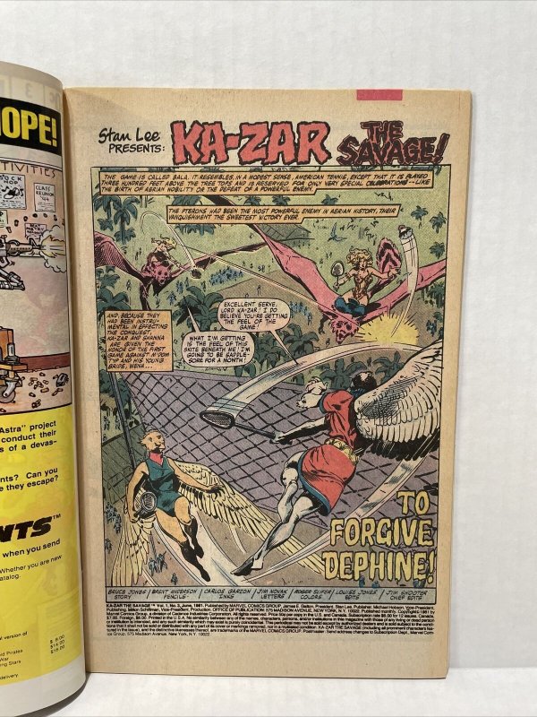 Ka-Zar The Savage #3