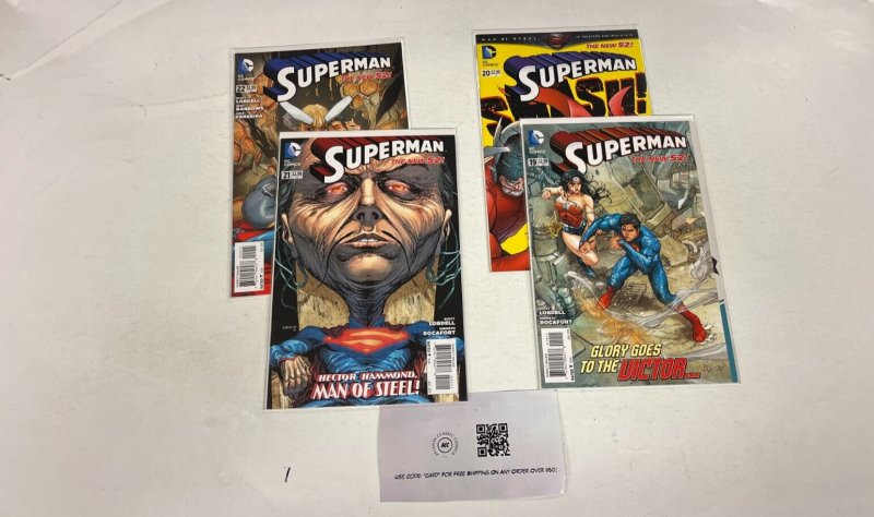 4 Superman DC Comics books #19 20 21 22 Lobdell 36 RC11